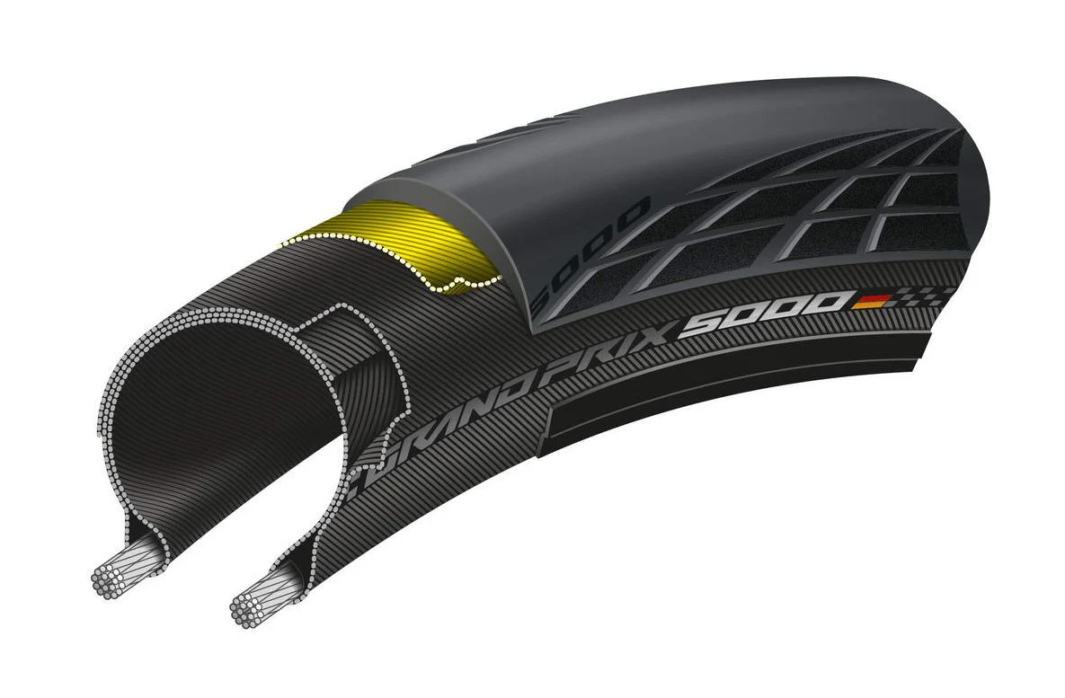 Cubierta Continental Grand Prix 5000 700C - Black Chili - Vectran Breaker - Image 6