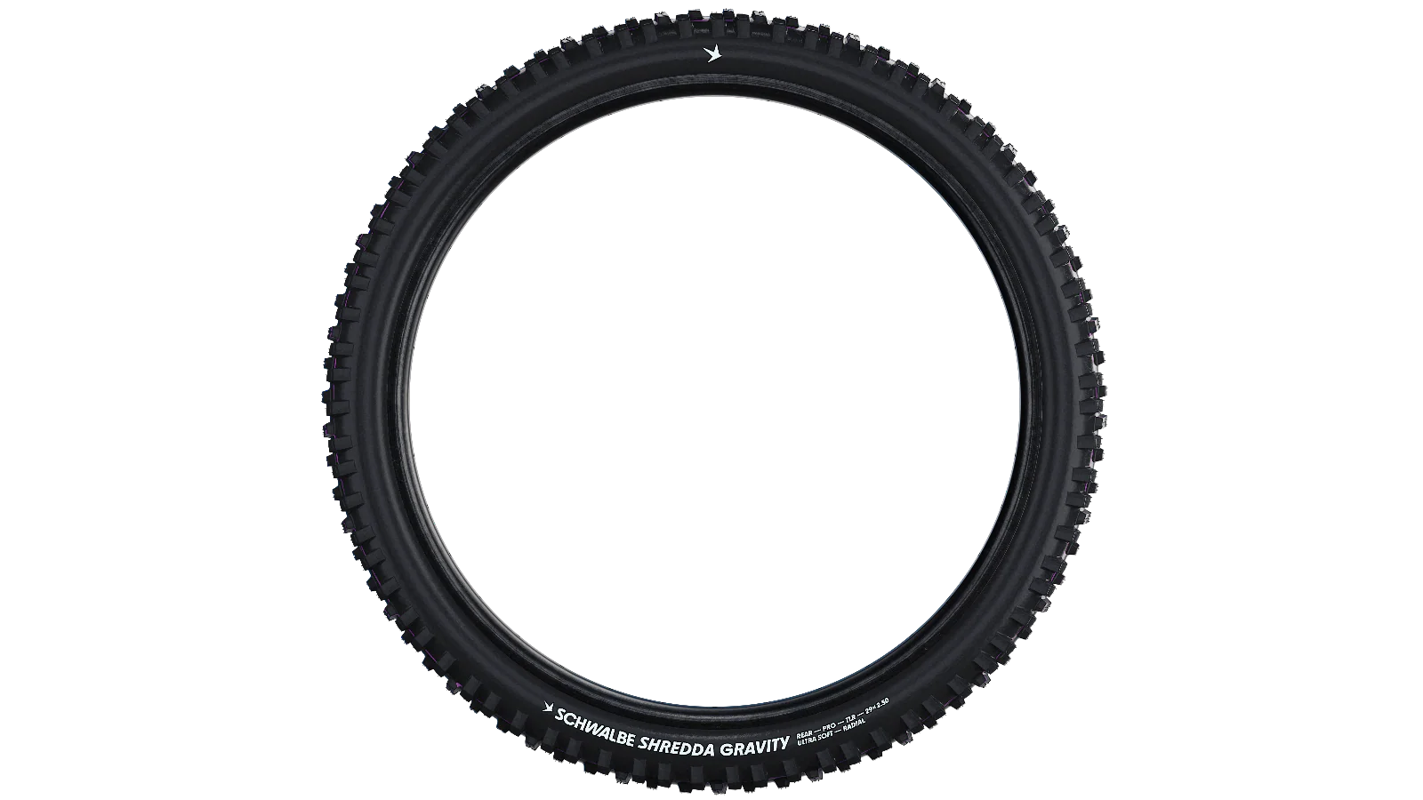 Cubierta Schwalbe Shredda Rear - Gravity Pro - Radial - Addix Ultra Soft - Tubeless Ready - Image 3