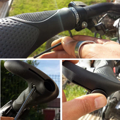 Puños ergonómicos con cuernos 138 mm - Image 4